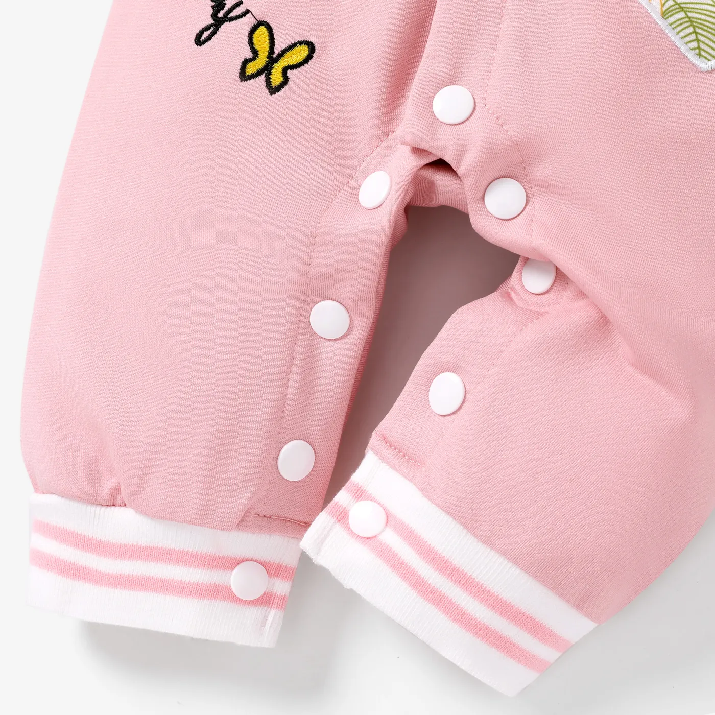 Baby Girl Floral Long Sleeve Casual Jumpsuit   image 5