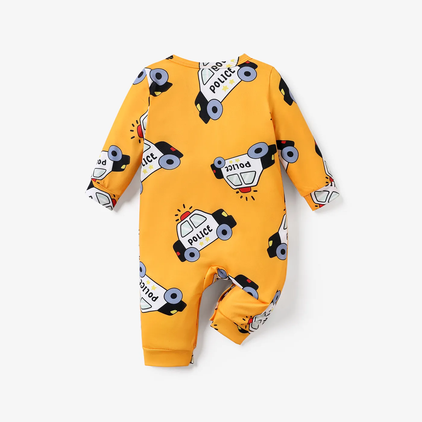 Baby Boy/Girl Medium Thickness Basic Long Sleeve Jumpsuit   image 3
