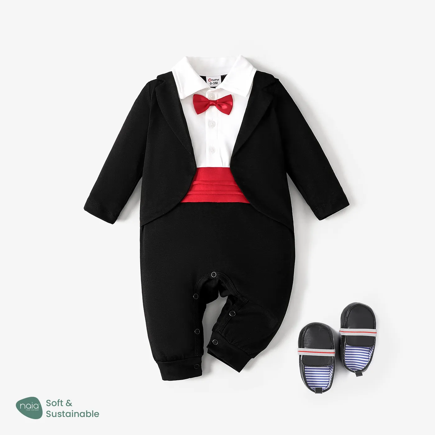 Baby Boy Naia Classic Magician Style Long Sleeve Jumpsuit