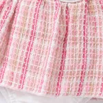2 unidades Bebé Menina Costuras de tecido Coelho Infantil Manga comprida Macacão curto  image 4
