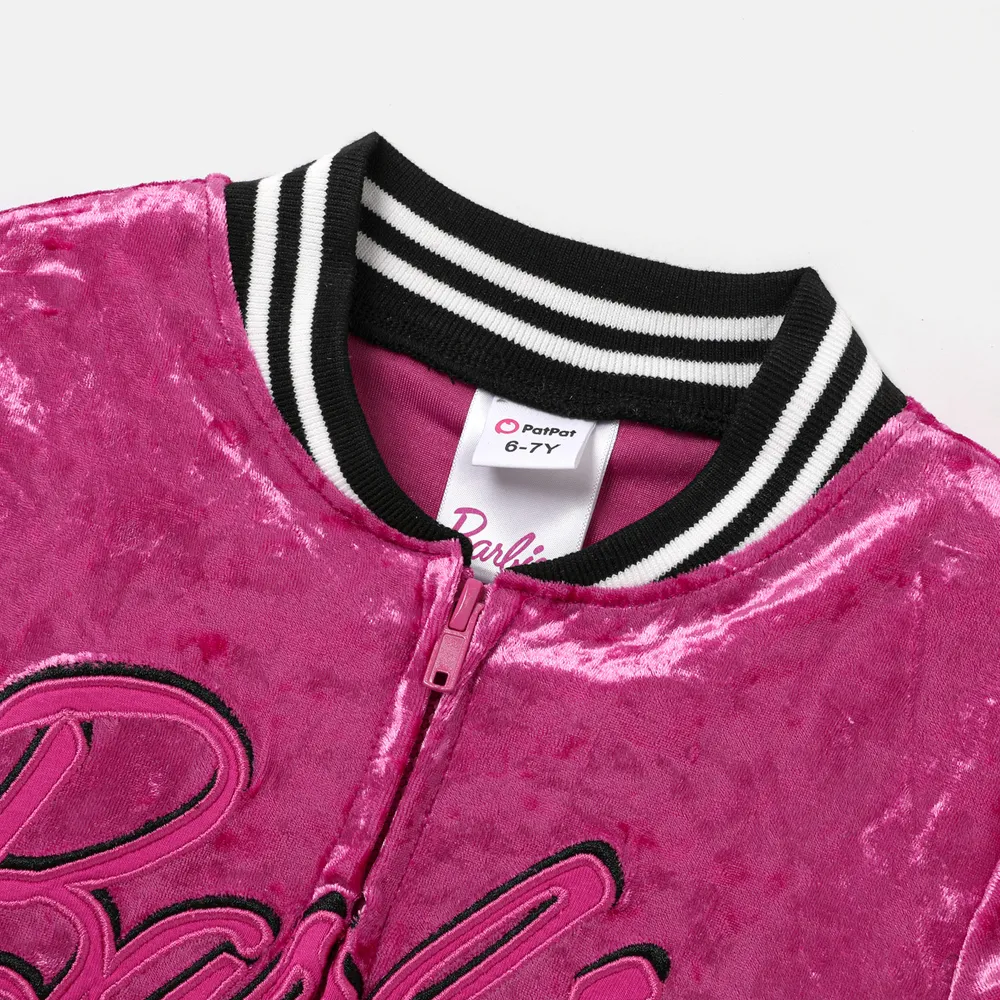 Barbie Kid Girl Letter Print Long-sleeve Mesh Jacket Only $16.14 PatPat US