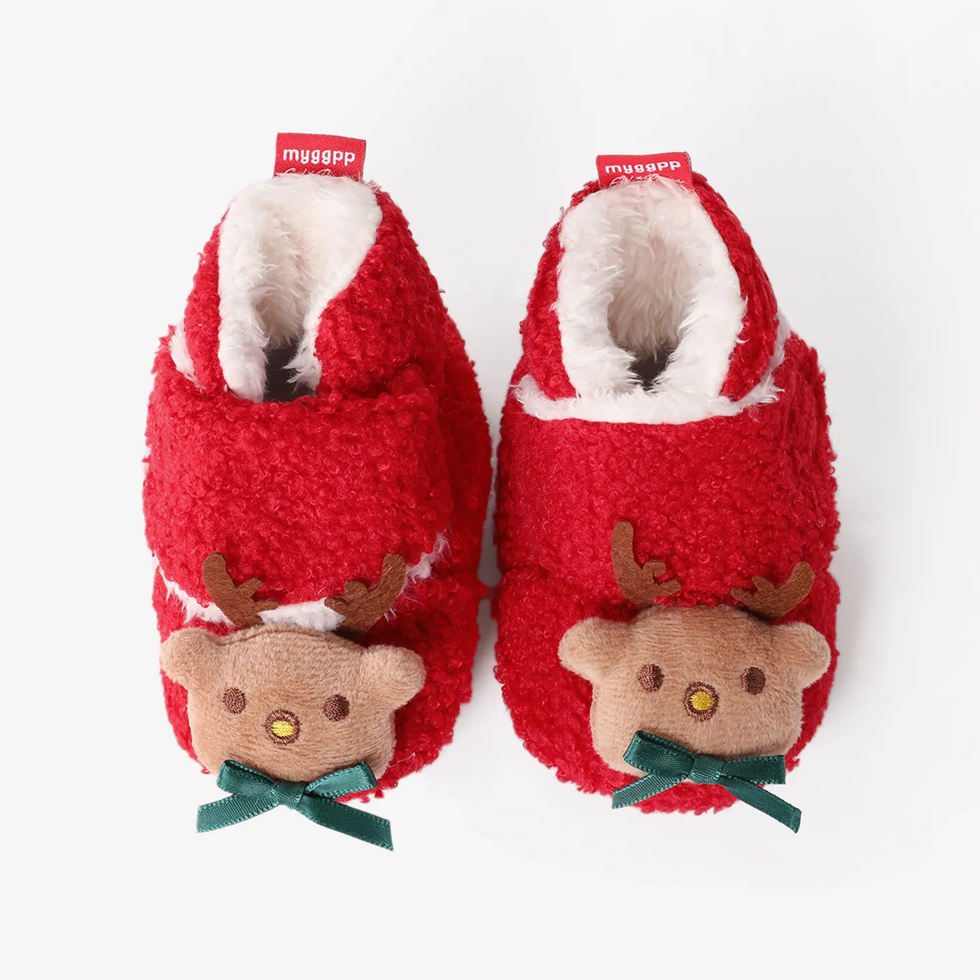  Christmas Baby & Toddler Festival Theme Decor Prewalker Shoes Red image 4