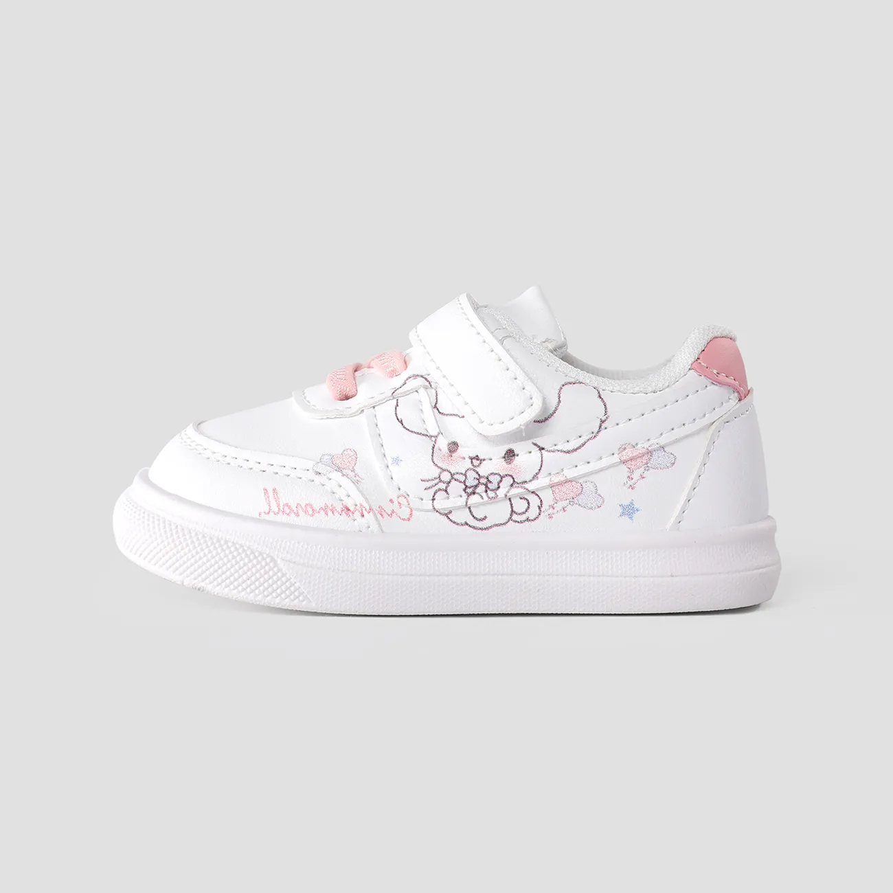 Toddler & Kids Childlike Rabbit Pattern Velcro Casual Shoes Pink big image 1