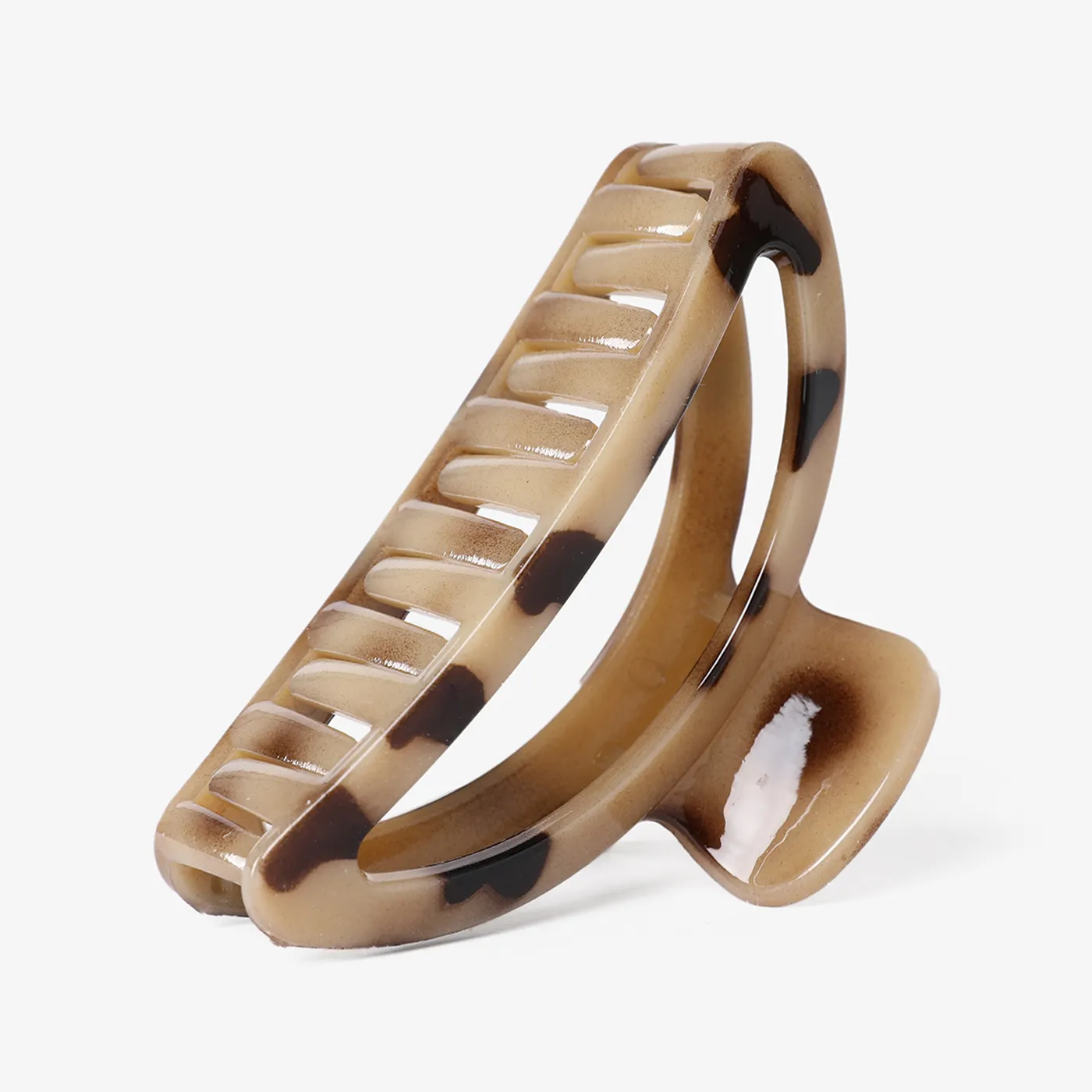 Kids/toddler Classic Vintage Tortoiseshell Kids' Grab Clips Brown image 3