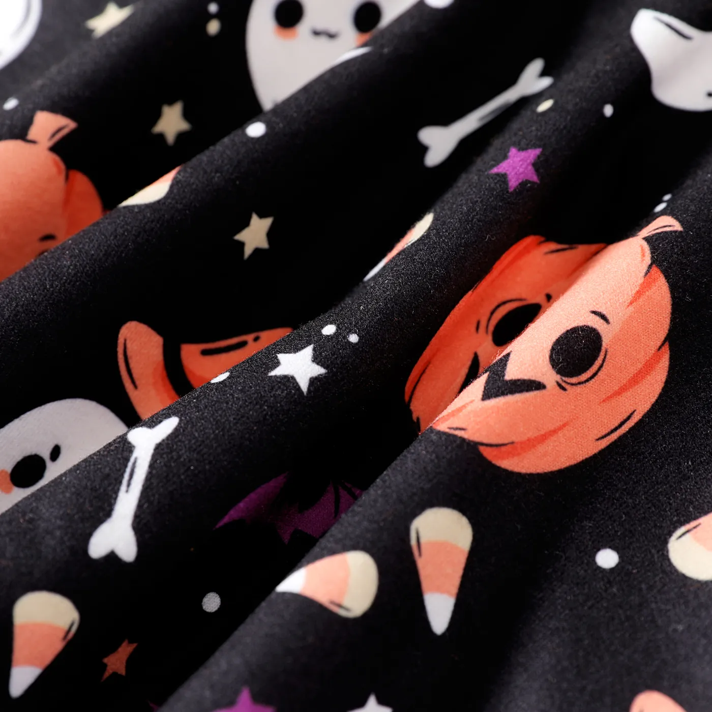 2pcs Baby Girl Halloween Sweet Rompers Set  image 5
