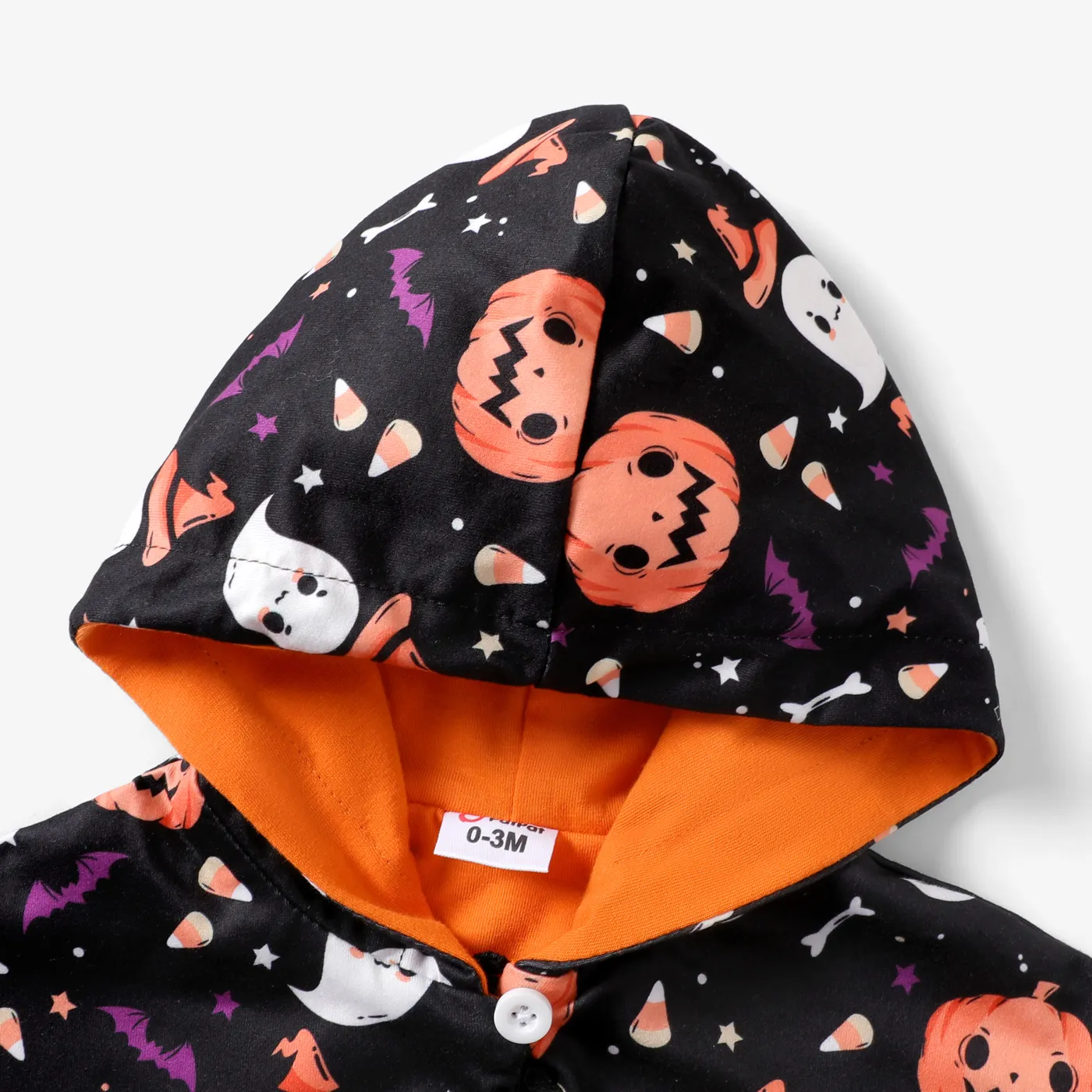 2pcs Baby Girl Halloween Sweet Rompers Set  image 4