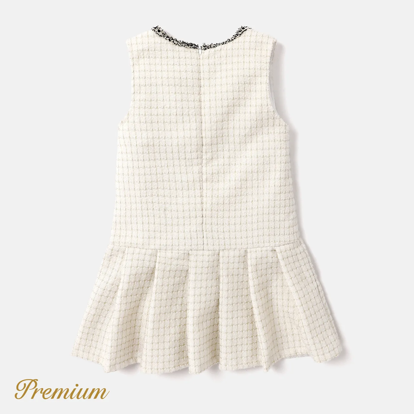 Toddler/Kid Girl Elegant Trendy Fairy Dress White image 3