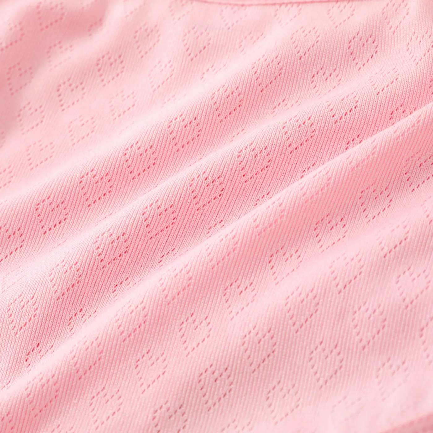 Girl Sweet Solid Color Underwear with Hanging Strap Pink image 5