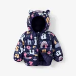 Baby/Kid Boy/Girl Childlike Hooded Winter Coat  Navy