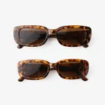 Mom and Me Outdoor fashion sunglasses with glasses box Brown
