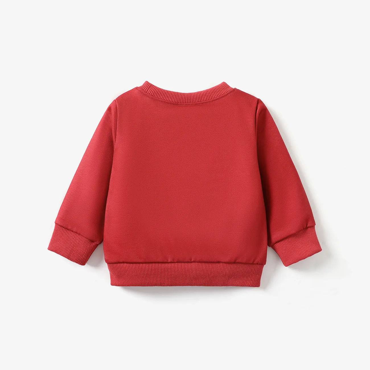 Baby Jungen Tiere Kindlich Langärmelig Sweatshirts rot big image 1