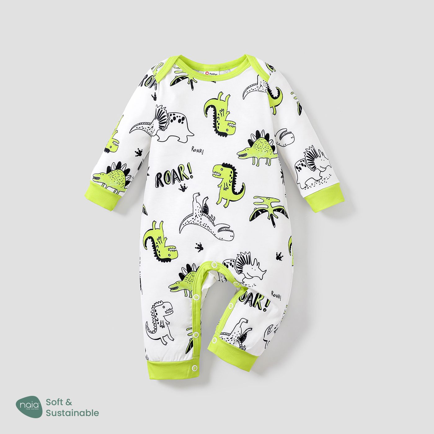Baby Girl/Boy Dinosaur Pattern Jumpsuit