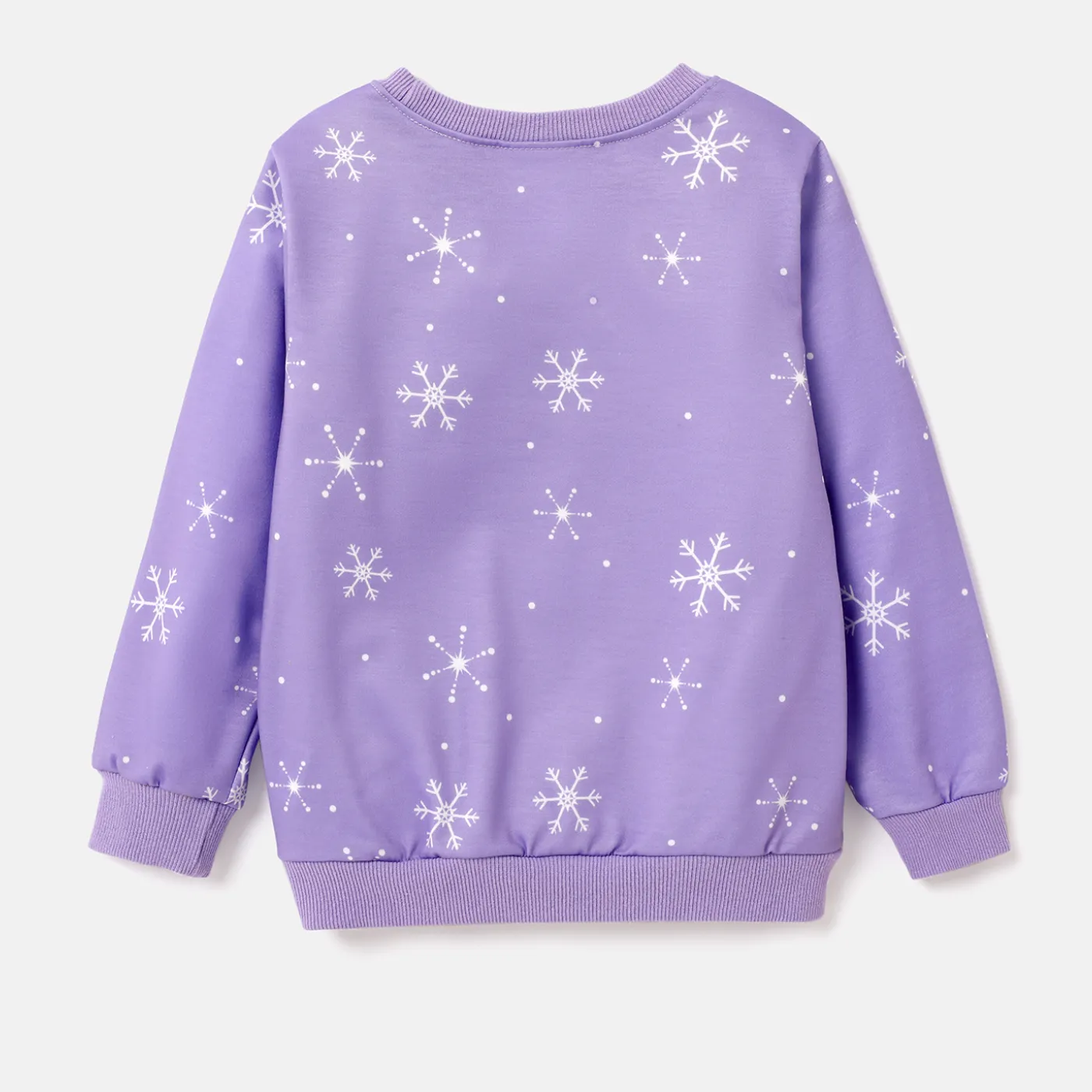Barbie Toddler Girl Snowflake and Character Print Long-sleeve Sweatshrit  image 5