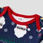 Christmas Santa and Snowflake Print Family Matching Pajamas Sets (Flame Resistant)  image 5