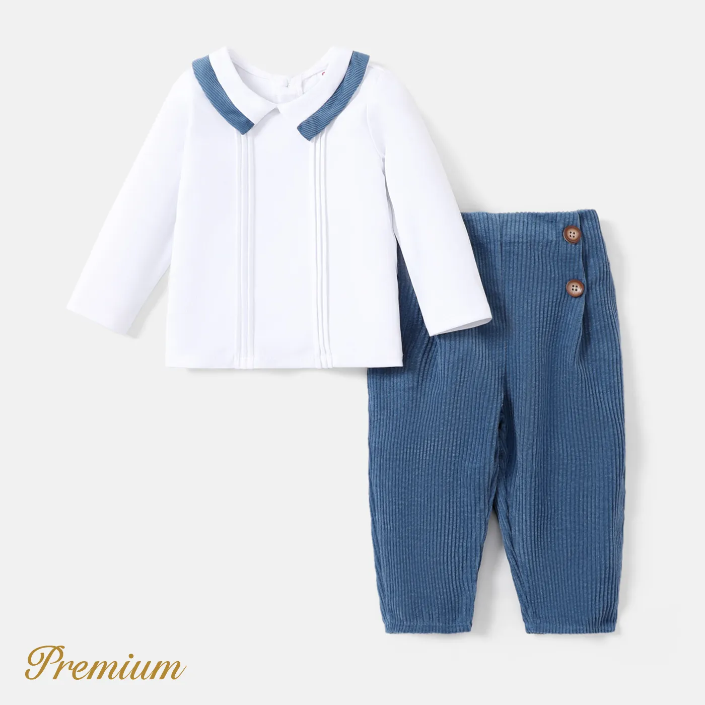 Baby Girl/Boy Elegant Trendy Set/Sweater BLUEWHITE