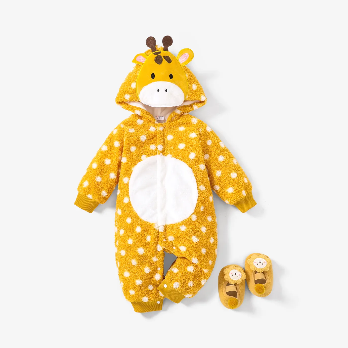 Baby Girl/Boy Hyper-Tactile 3D Giraffe Jumpsuit 