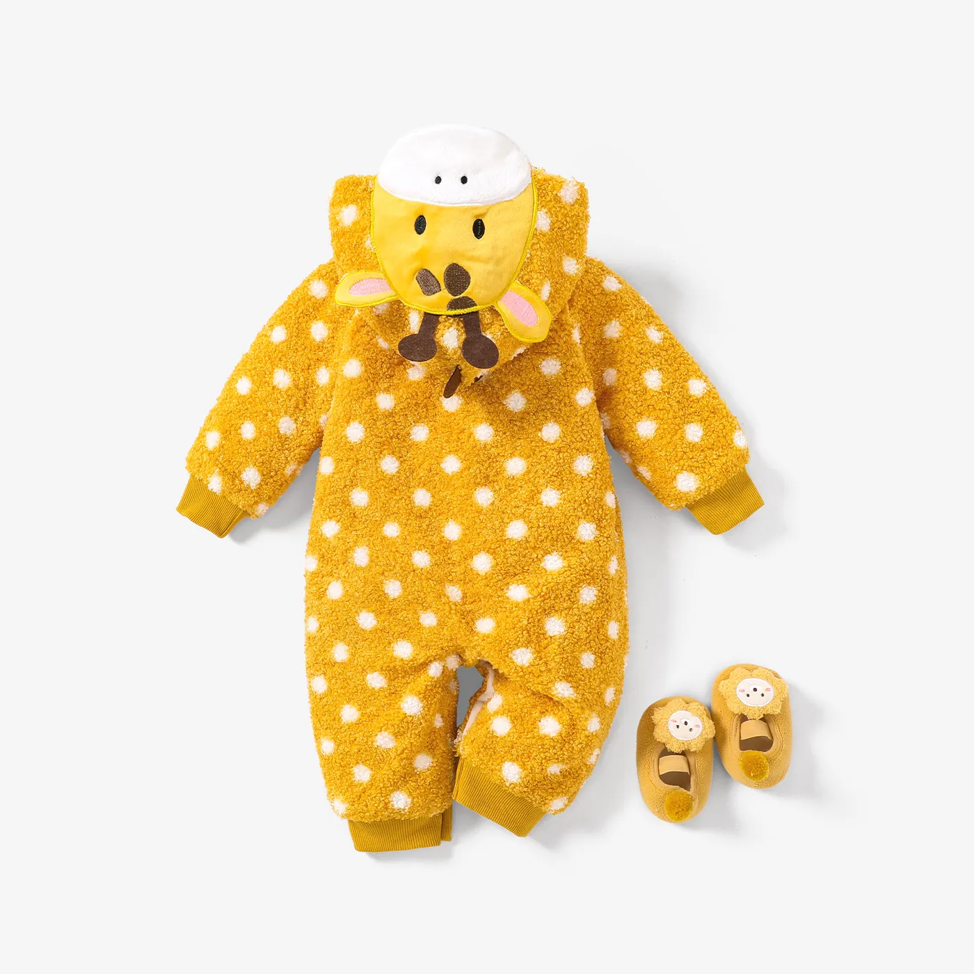 Baby Girl/Boy Hyper-Tactile 3D Giraffe Jumpsuit   image 2