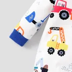 Baby Boy Naia Childlike Vehicle Zipper Long Sleeve Jumpsuit   image 4