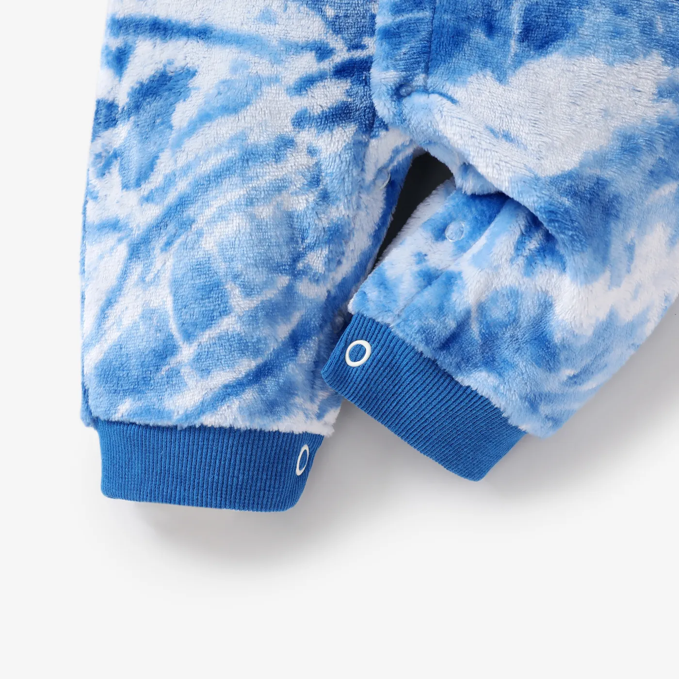 Baby Girl/Boy Tie-Dye Long Sleeve Jumpsuit Blue image 5