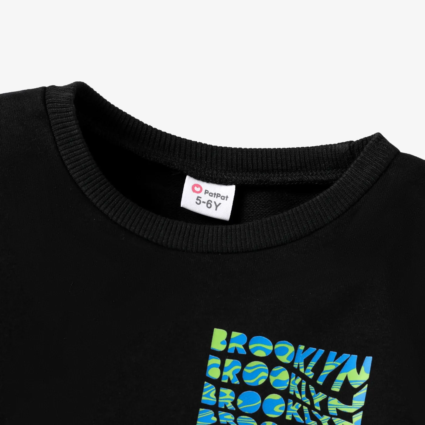 2pcs Kid Boy Avant-garde Letter Long Sleeve Set  image 3