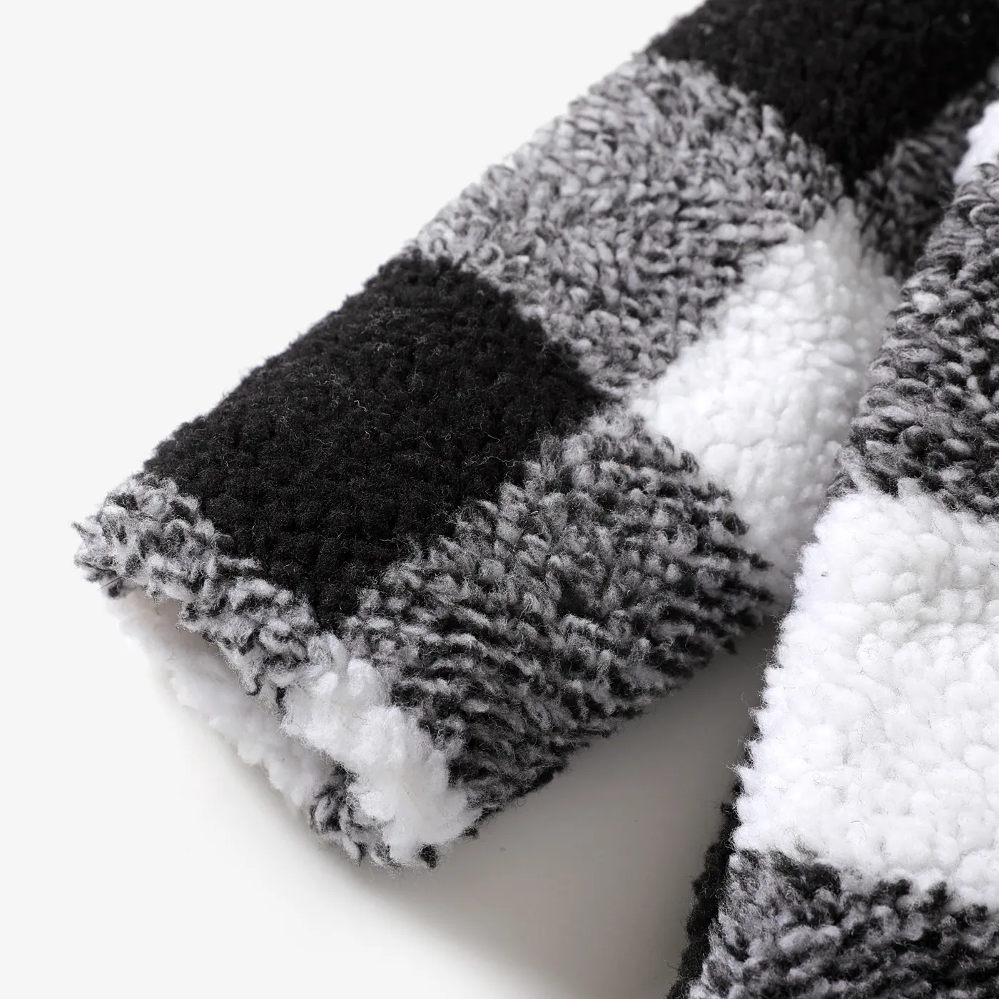 Toddler Boy/Girl Lapel Grid/Houndstooth Coat Black image 4