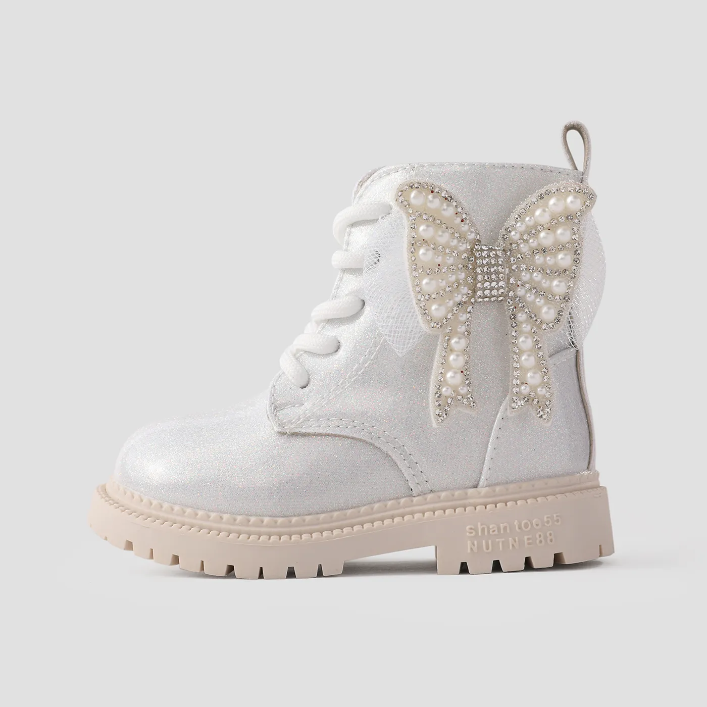  Toddler and Kids Beautiful Butterfly Decor Side Zipper Boots  image 2