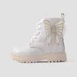  Toddler and Kids Beautiful Butterfly Decor Side Zipper Boots  image 2