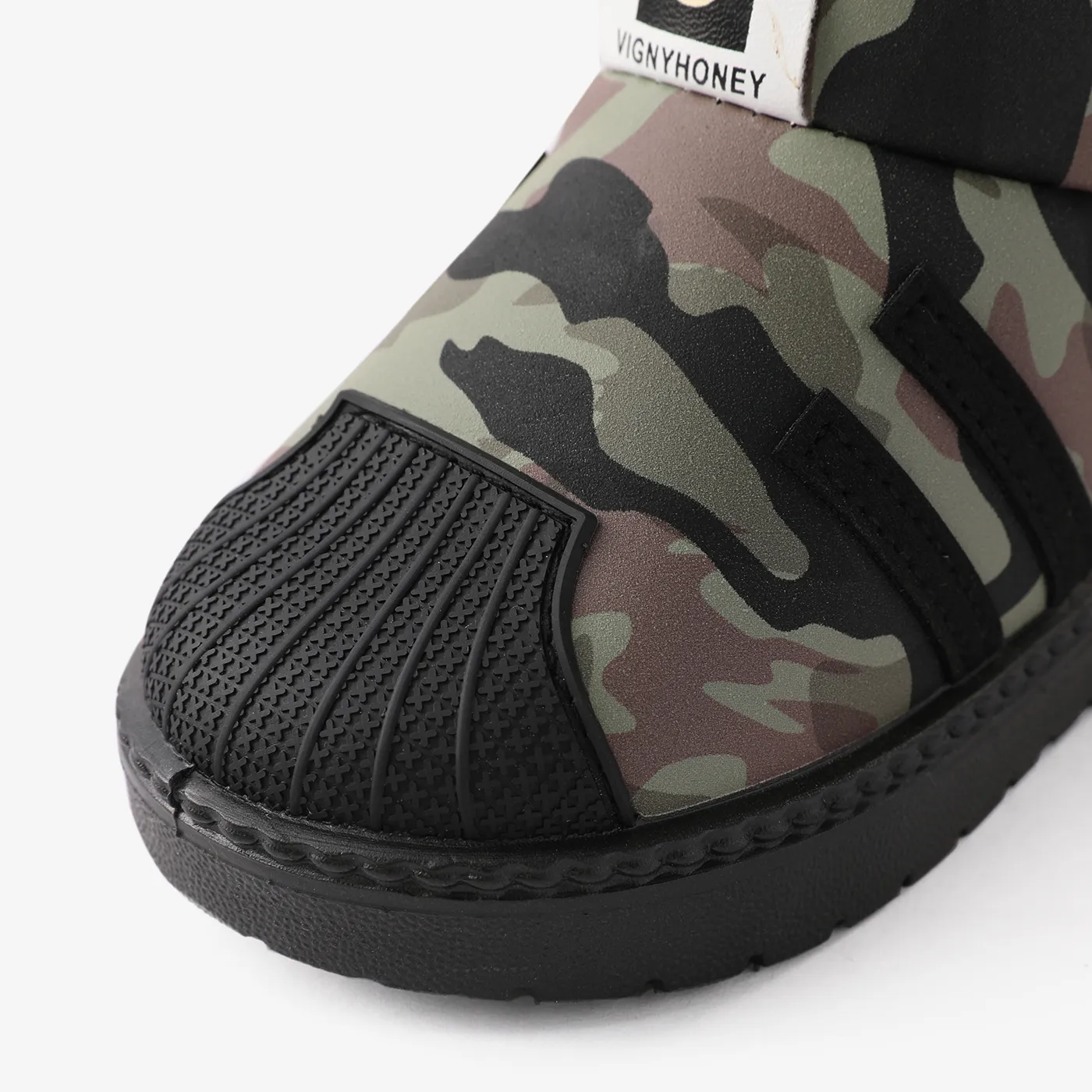 Toddler & Crianças Color-block Camuflagem Botas de Neve Exército Verde image 4