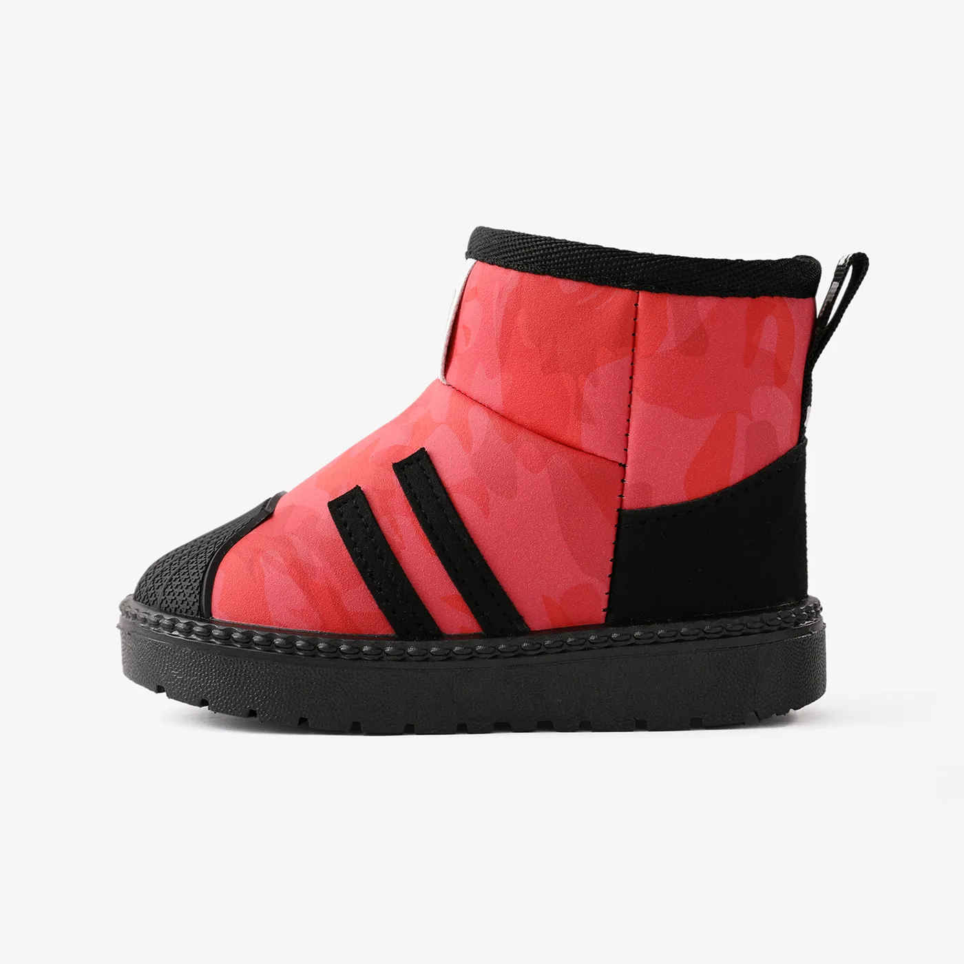 Toddler & Kids Color-block Camouflage Snow Boots Red image 2