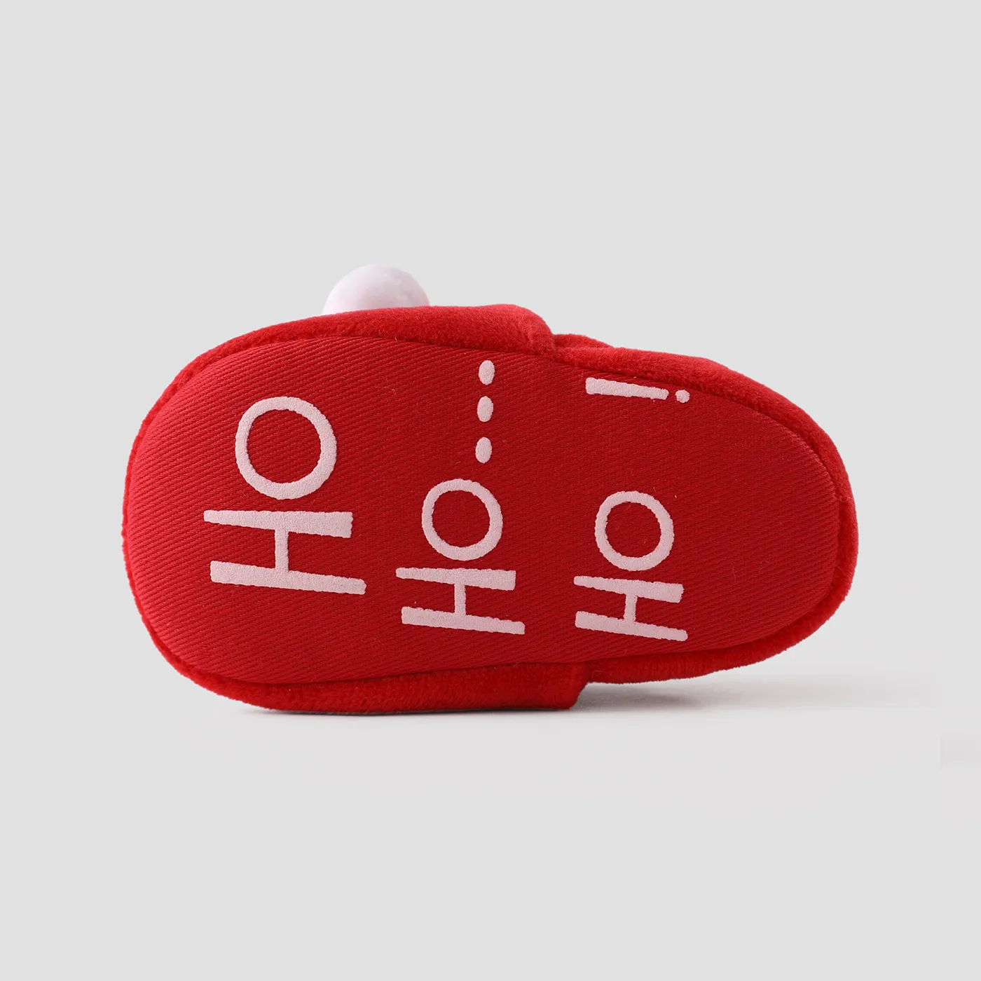 Christmas Baby & Toddler Santa Pattern Warm Prewalker Shoes Red image 4