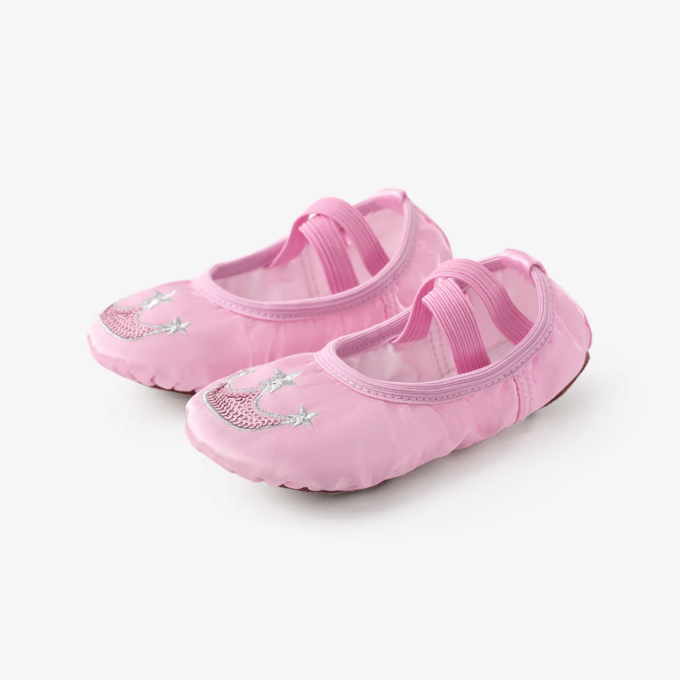 Toddler & Kid Butterfly/Crown Embroidery Ballet Dance Shoes  image 3