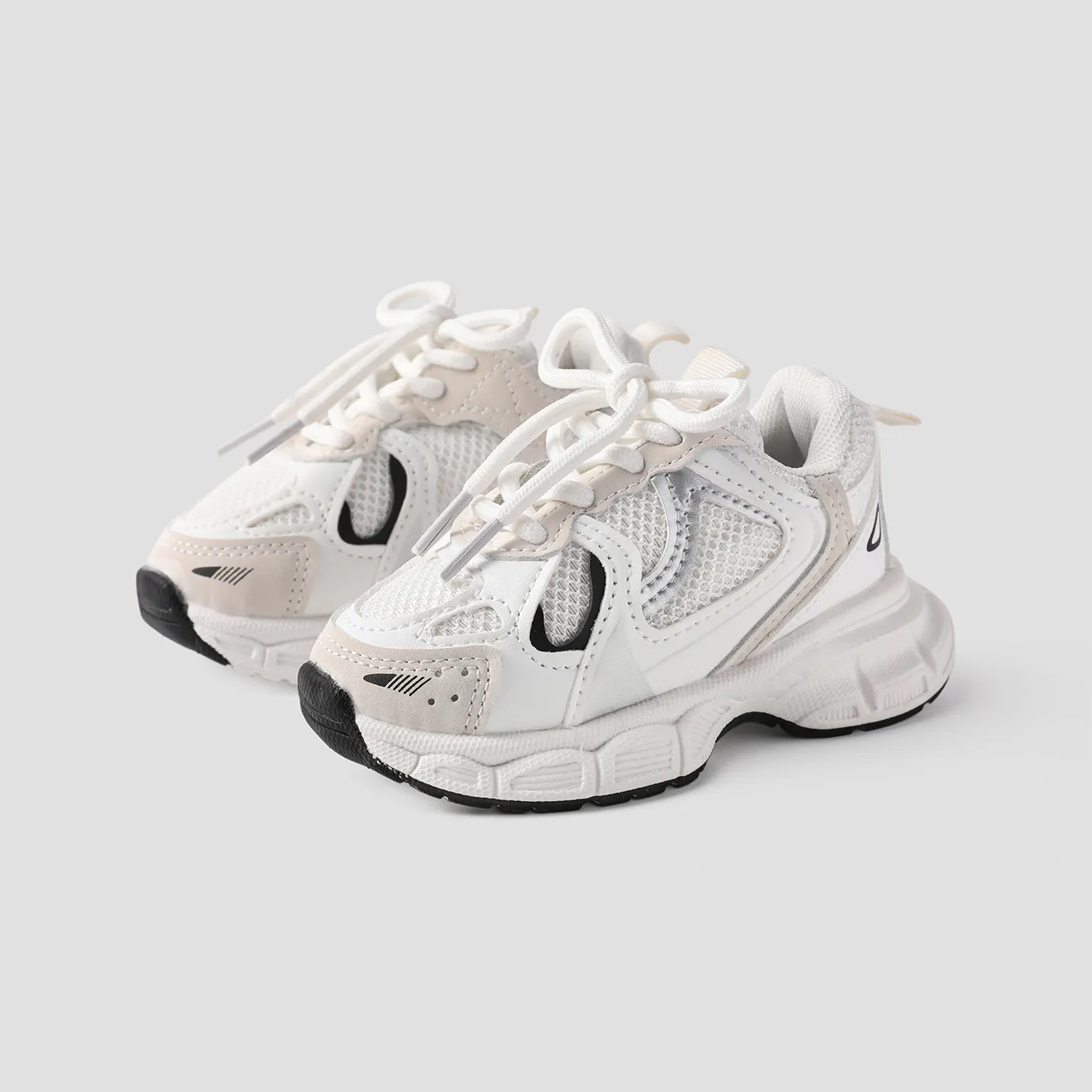 Toddler & Kids Mesh Breathable Lace-up Sports Shoes