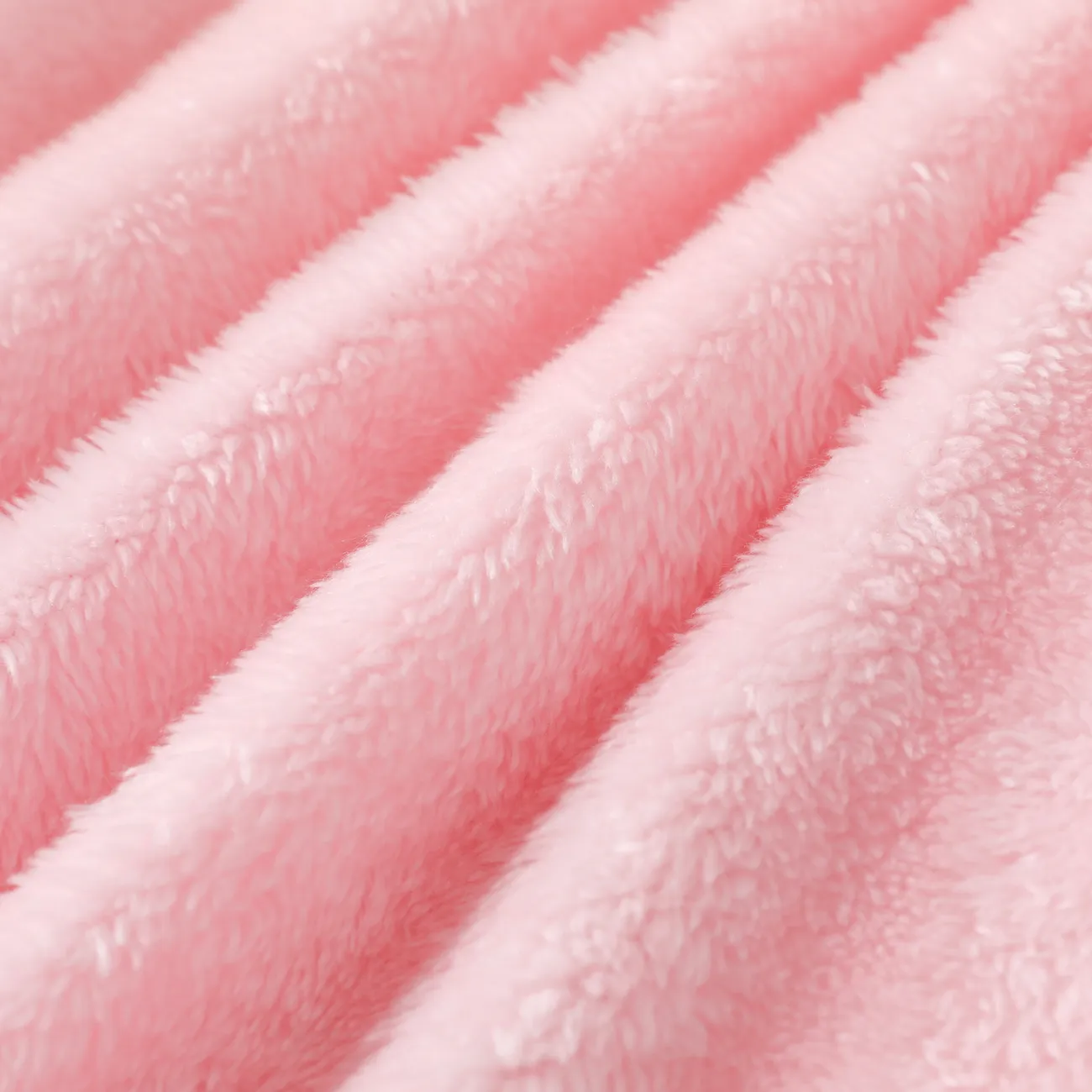 Solid Hooded 3D Bear Design Long-sleeve Baby Jumpsuit Pink big image 1