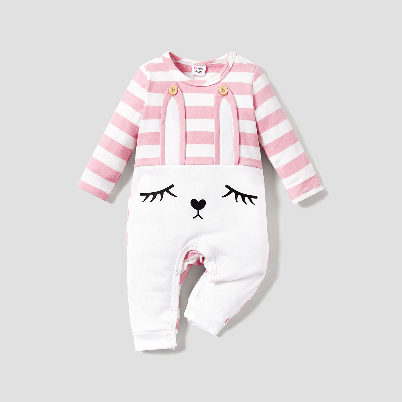 Baby Boy/Girl Childlike Stripe Jumpsuit