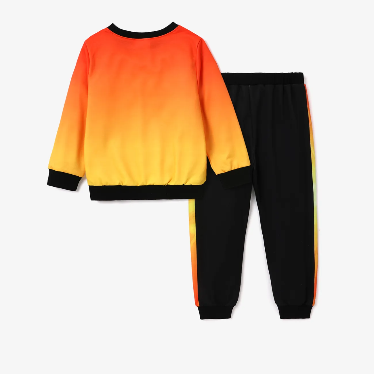 Helfer auf vier Pfoten 2 Stück Kleinkinder Jungen Kindlich Sweatshirt-Sets Orange Gelb big image 1