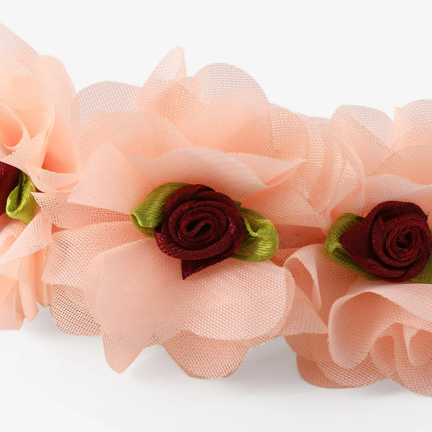 baby/Toddler sweetrose flower hair accessory headband Coral image 3