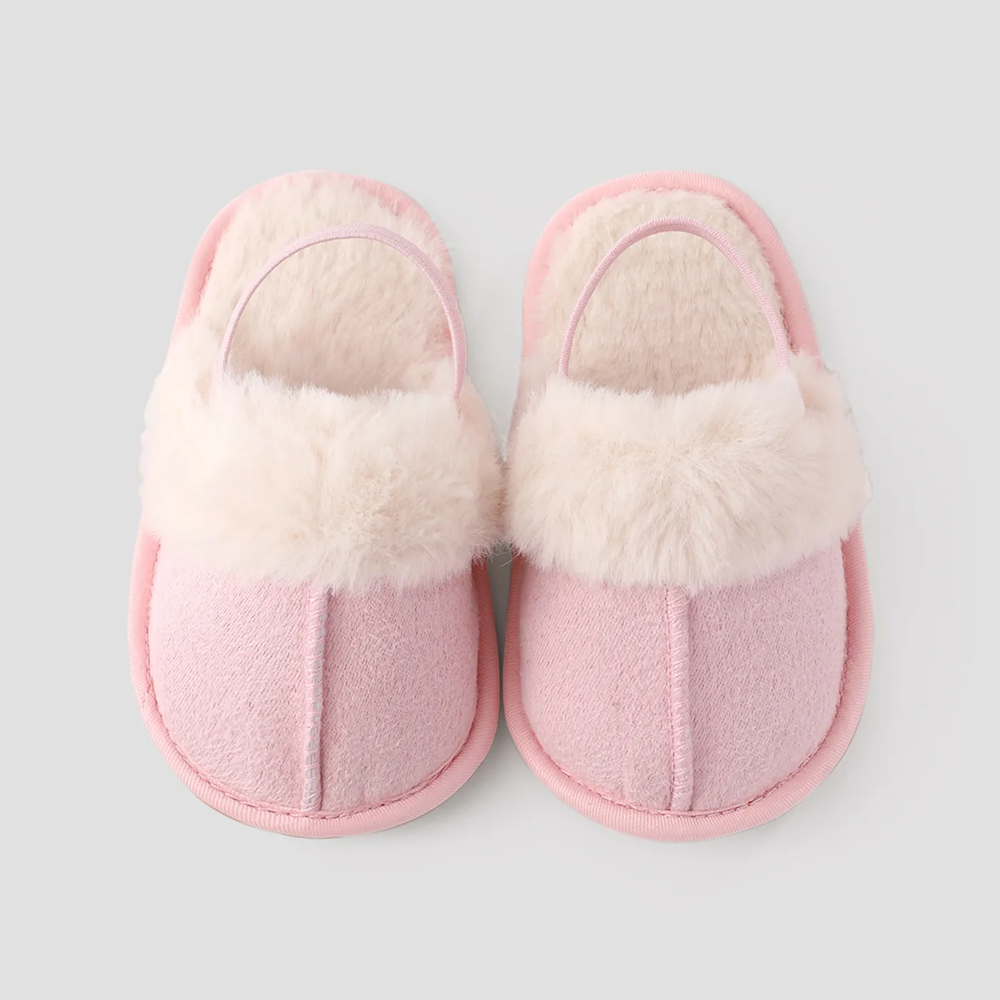 Baby & Toddler Solid Color Fleece Slippers Prewalker Shoes  image 2