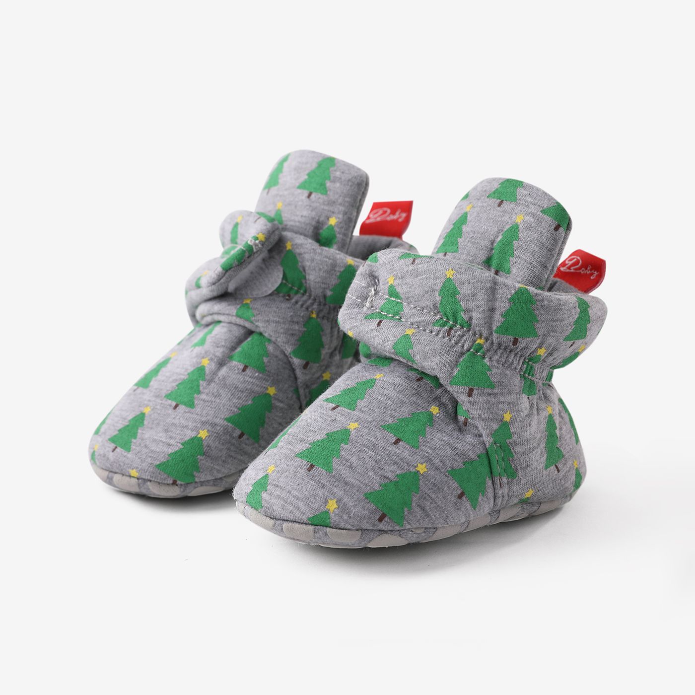 Noël Bébé & Toddler Velcro Arbres Imprimer Prewalker Chaussures