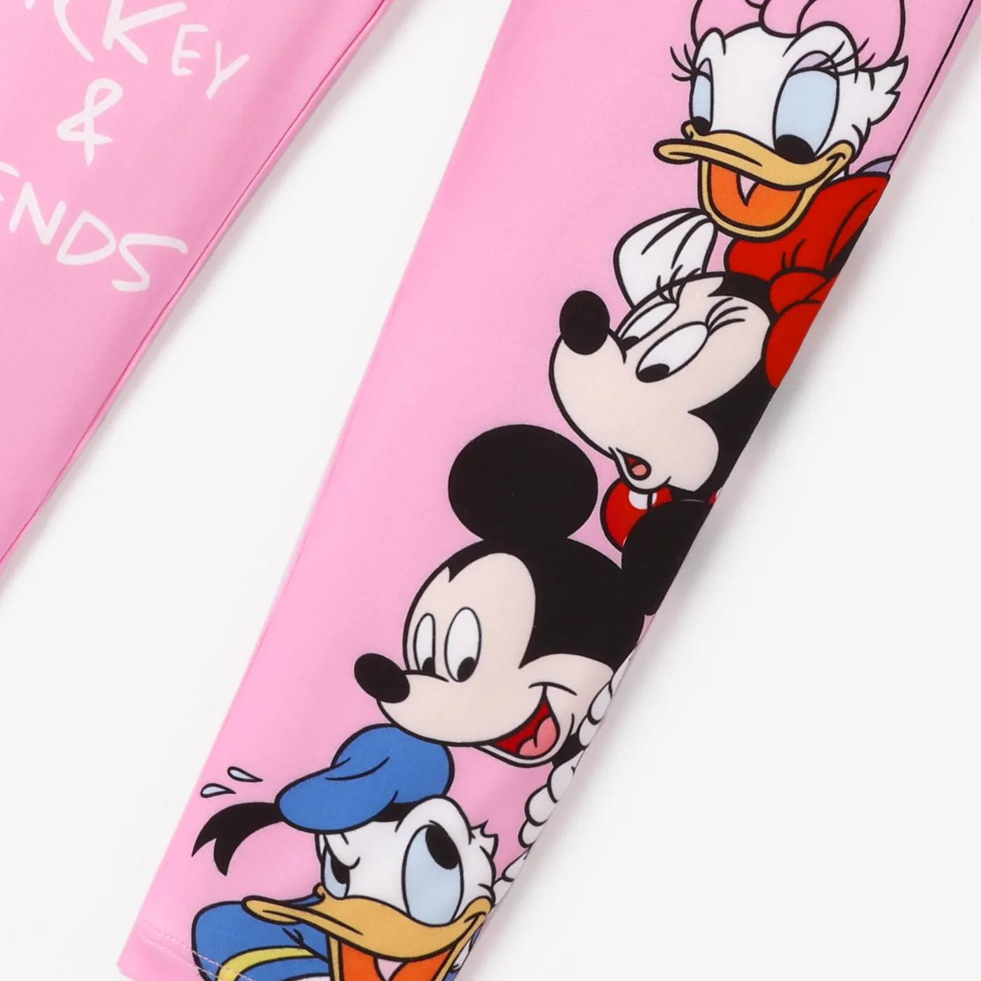 Disney Mickey and Friends Toddler Girl Character Print Leggings Pink image 3