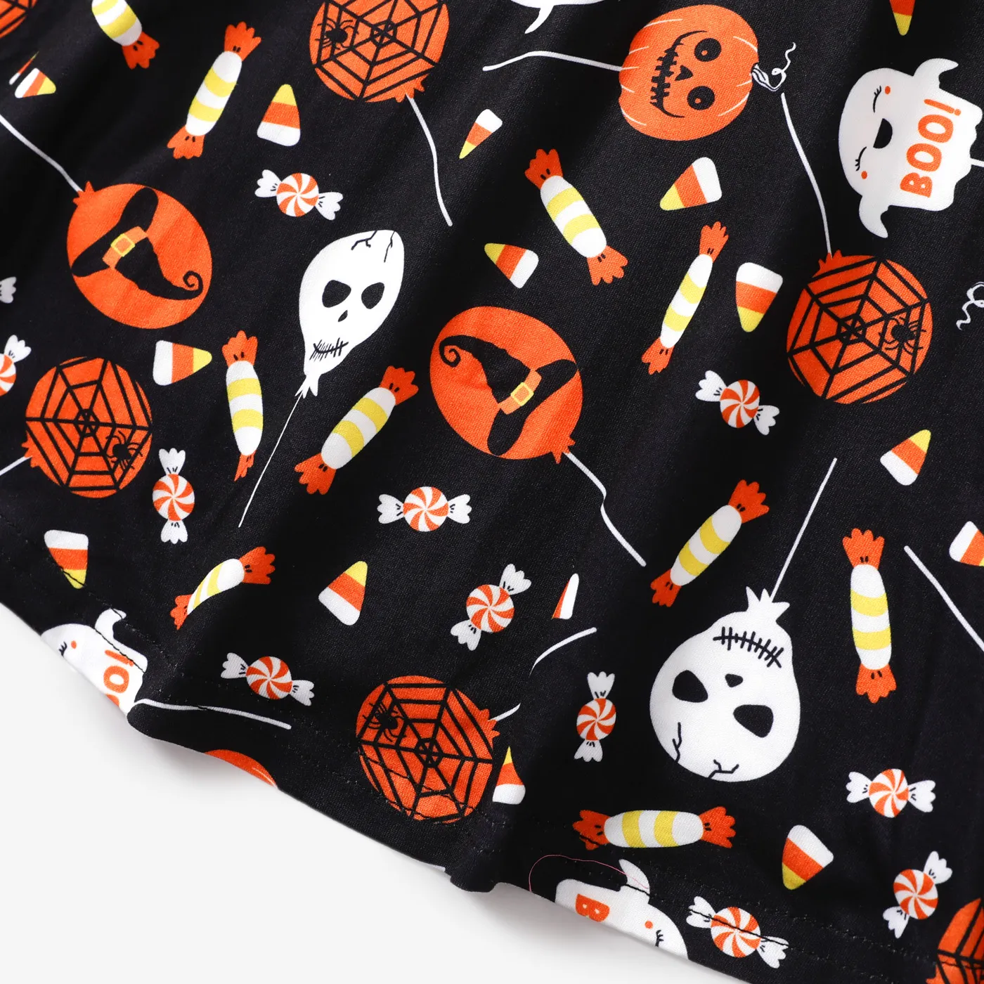  Kid Girl Casual Halloween Dress Black image 5