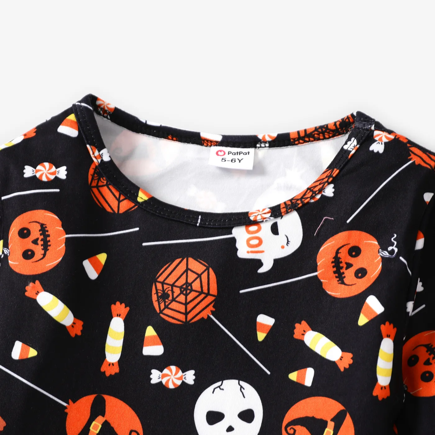  Kid Girl Casual Halloween Dress Black image 3