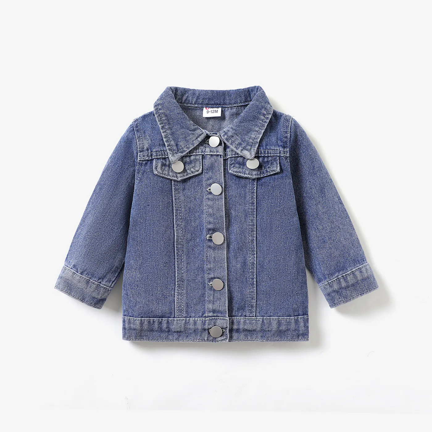 Baby Boy Childlike Bear Pattern Denim Jacket   image 2