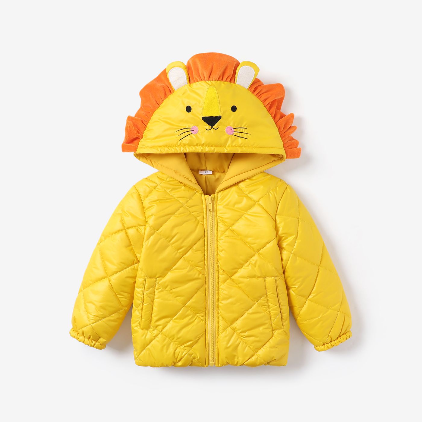 Toddler Boys Hyper-Tactile 3D Animal Print Cotton Hooded Coat/Jacet