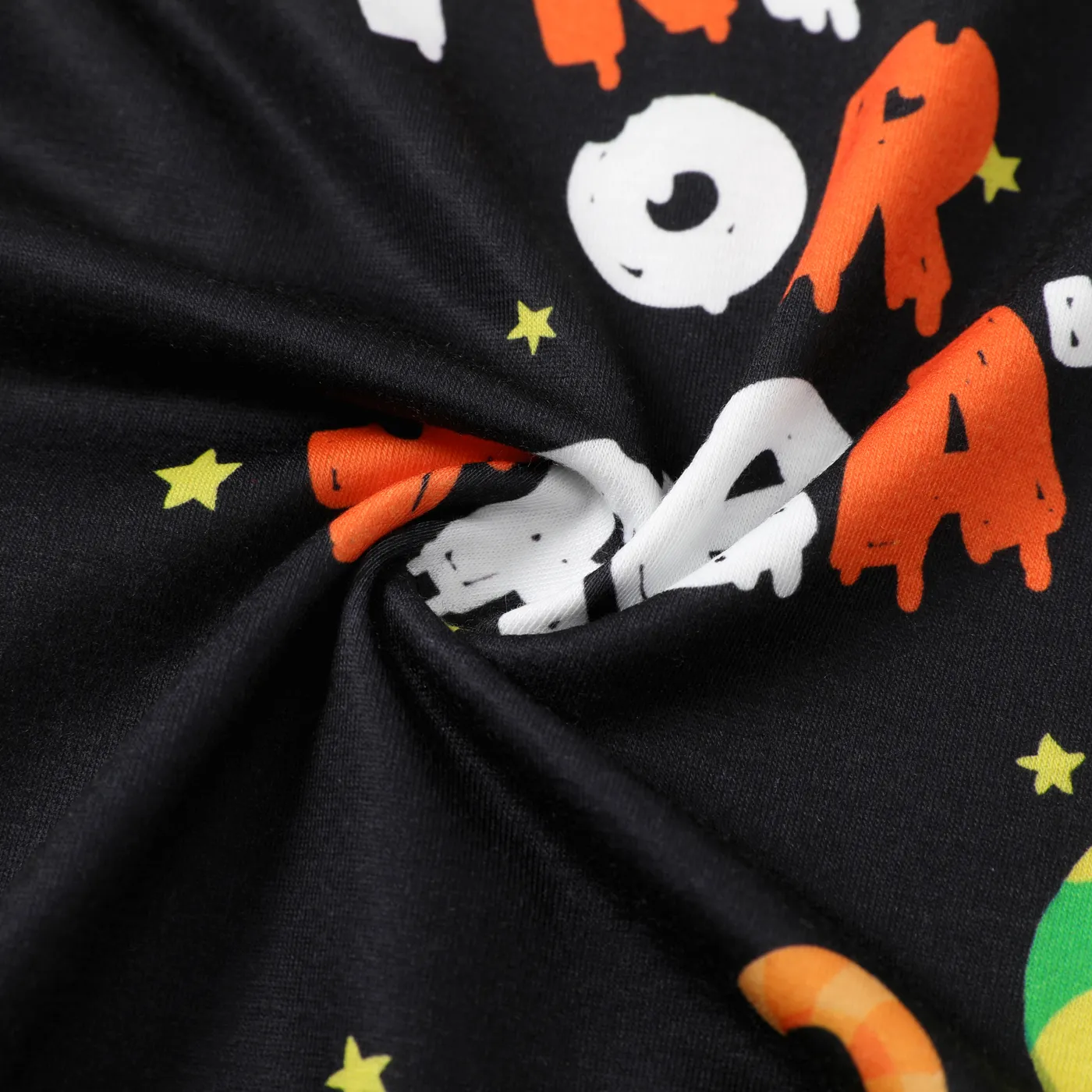 Toddler Girl Halloween Casual Style Pajama  ColorBlock image 5