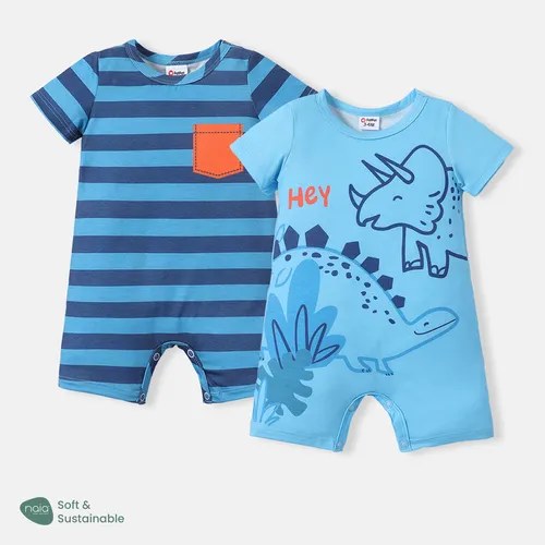 Baby casual Stripes&Animal&Dinosaur Rompers & Bodysuits