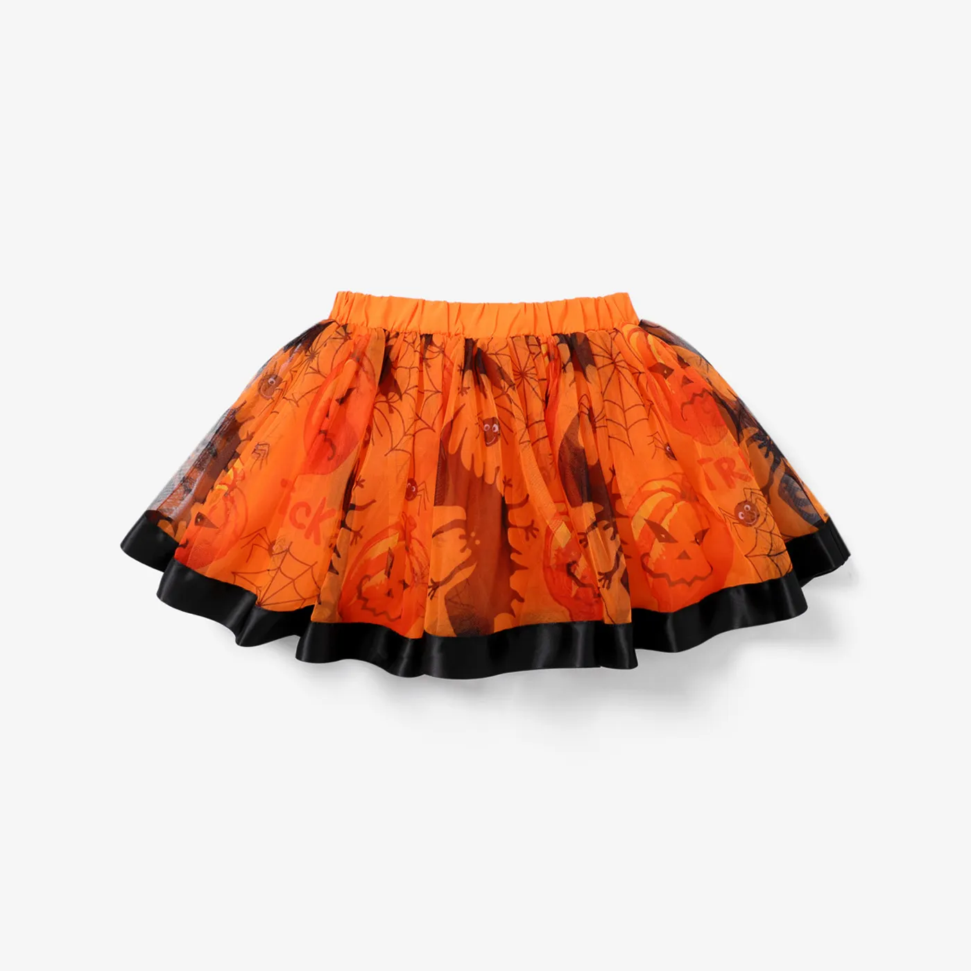 Toddler Girl Halloween Multi-layered Skirt/Dress Orange big image 1