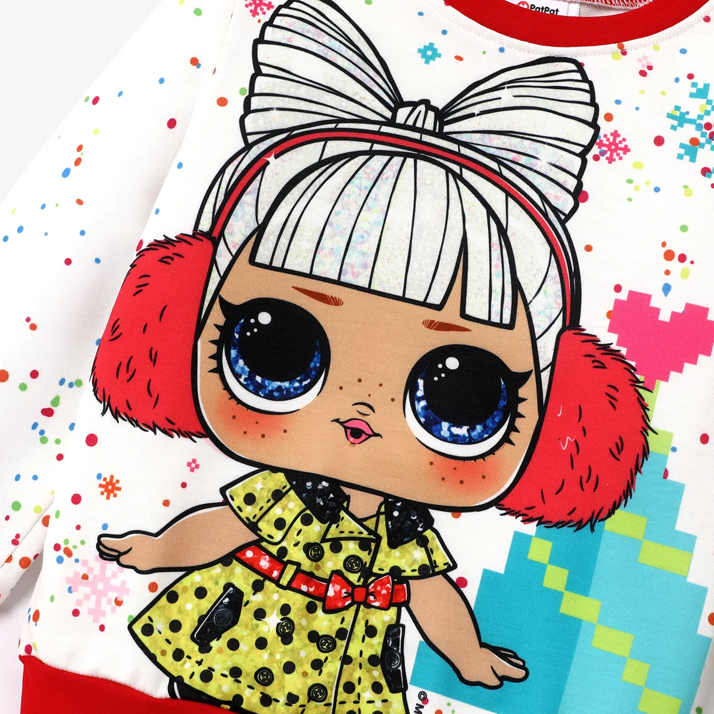 L.O.L. SURPRISE! Christmas Toddler/Kid Girl Character Print Long-sleeve Set   image 4