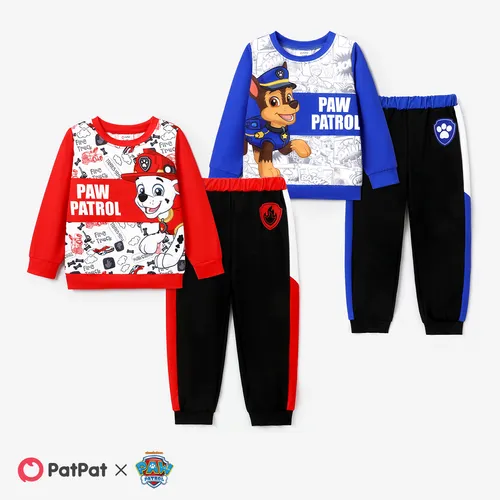 PAW Patrol 2pcs Toddler Girl/Boy Character Print Pullover Sweatshirt and Pants Set
