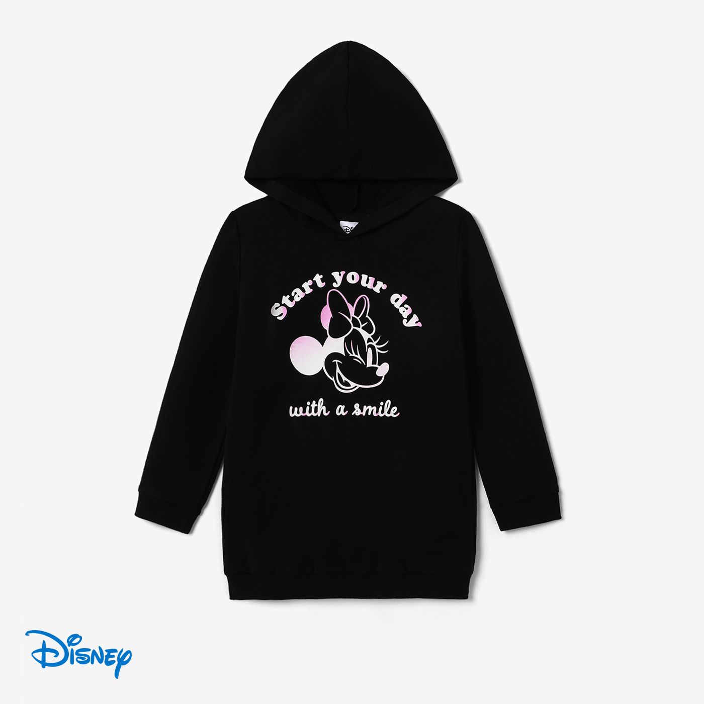 Disney Mickey And Friends Kid Girl Character Print Hoodie Dress Or Tie-dye Print Leggings