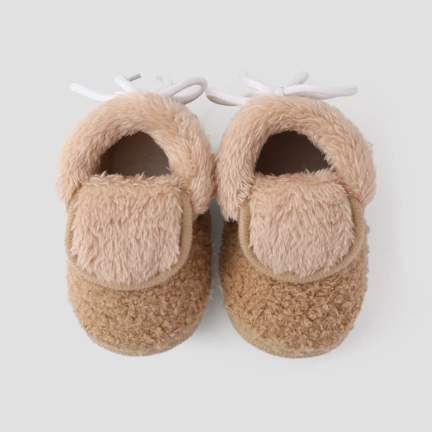 Baby & Toddler Solid Color Furry Prewalker Shoes